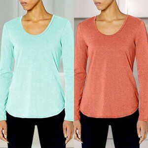 B NEW YORK Distressed Long Sleeves Tee